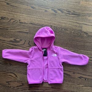 Baby North Face hooded fleece size 6-12 months